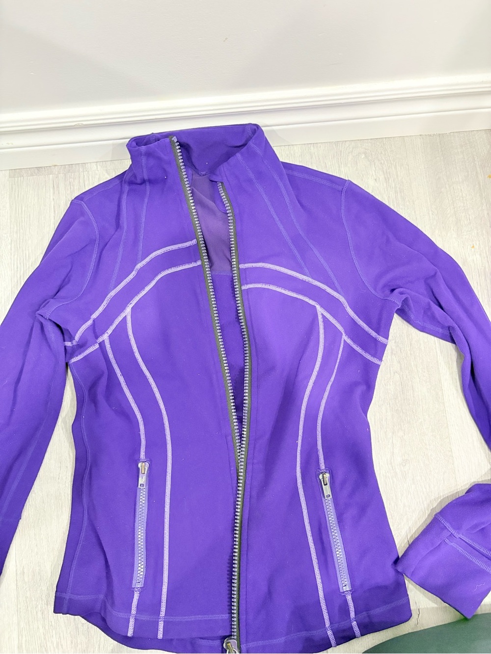 Purple Women's Zip-Front Active Jacket